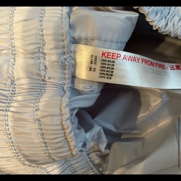 NWT Free People Rain Check Packable waterproof pants size M - Picture 8 of 11